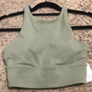 Lululemon energy bra high neck  size 6. Pretty sage/green color?